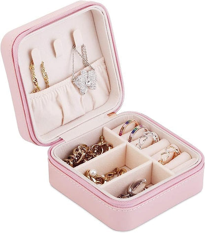 Jewellery Organiser Box, Jewellery Box For Women,Portable Travel Jewellery Organiser Pouch