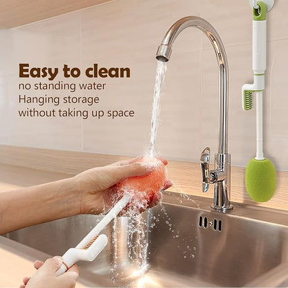 3 in 1 Multifunctional Cleaning Brush for Water Bottles with Long Handle