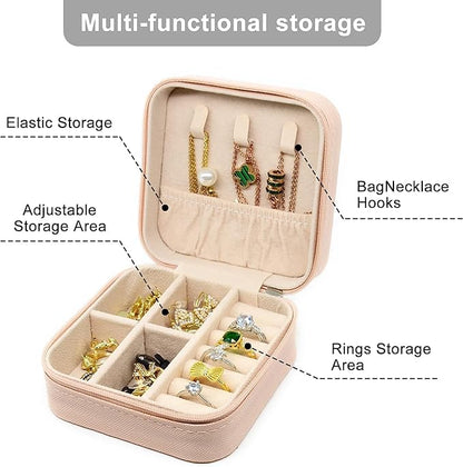 Jewellery Organiser Box, Jewellery Box For Women,Portable Travel Jewellery Organiser Pouch