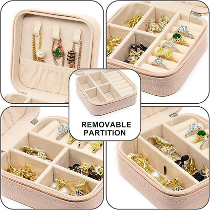 Jewellery Organiser Box, Jewellery Box For Women,Portable Travel Jewellery Organiser Pouch