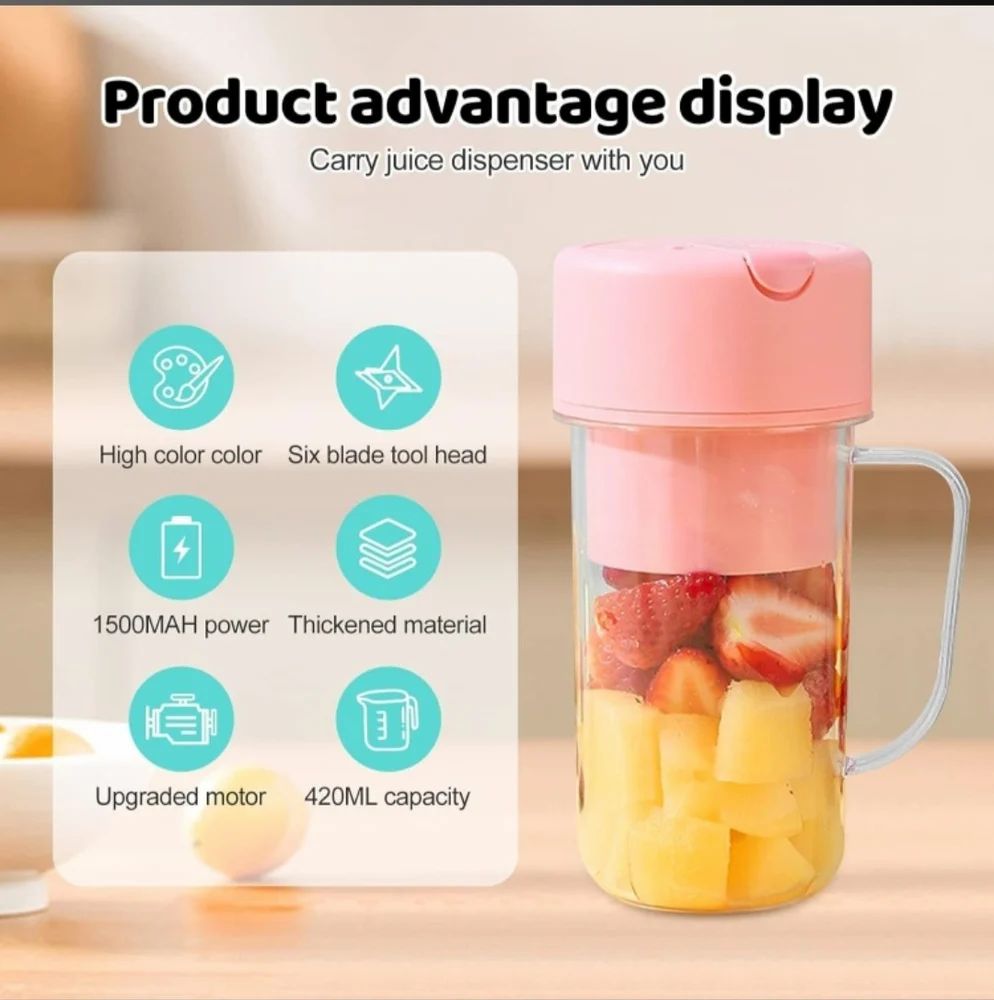 Electric Juicer Mini Portable Blender